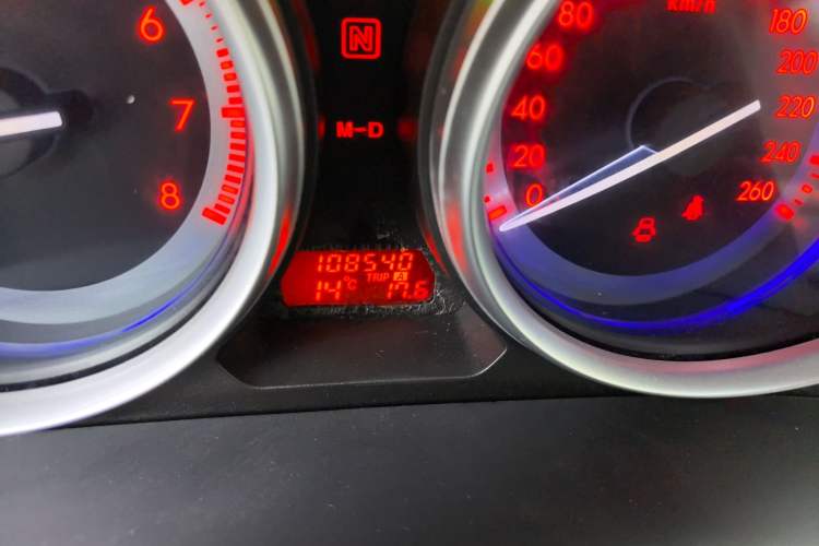 Used Mazda 6 2012 2.0L Automatic Elite Edition Odometer Close Up