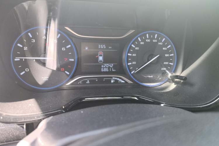 Used GAC Trumpchi GS4 2018 200T Manual Two-Wheel Drive Elite Edition Odometer Close Up