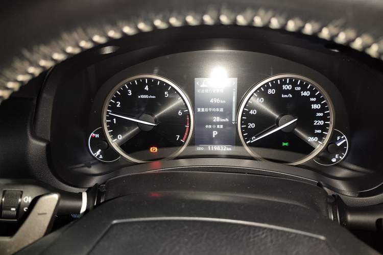 Used Lexus NX 2017 200 Front-Wheel-Drive X-Trail SE Edition Odometer Close Up