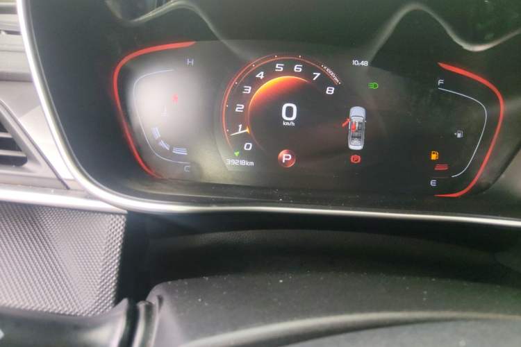 Used Geely Auto Binray 2021 1.4T CVT Asian Games Edition Odometer Close Up