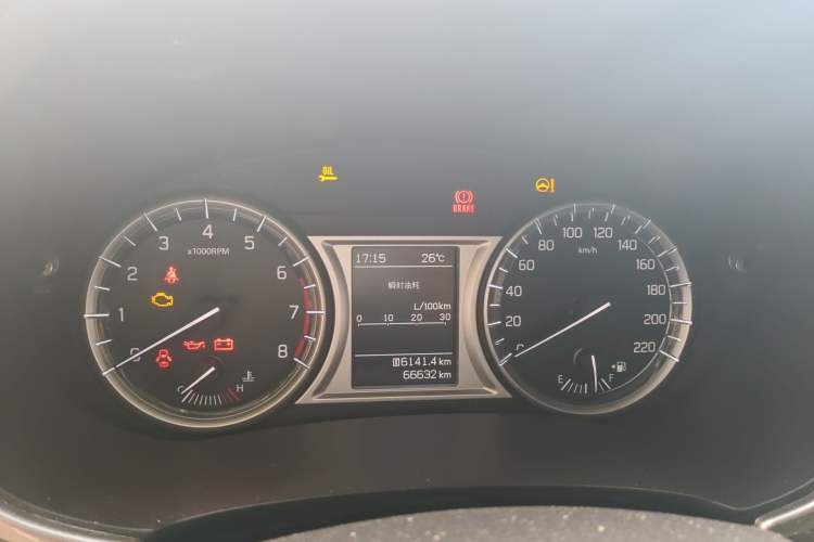 Used Suzuki Vitara 2016 1.6L Manual Two-Wheel Drive Entry-Level Trim Instrument Cluster