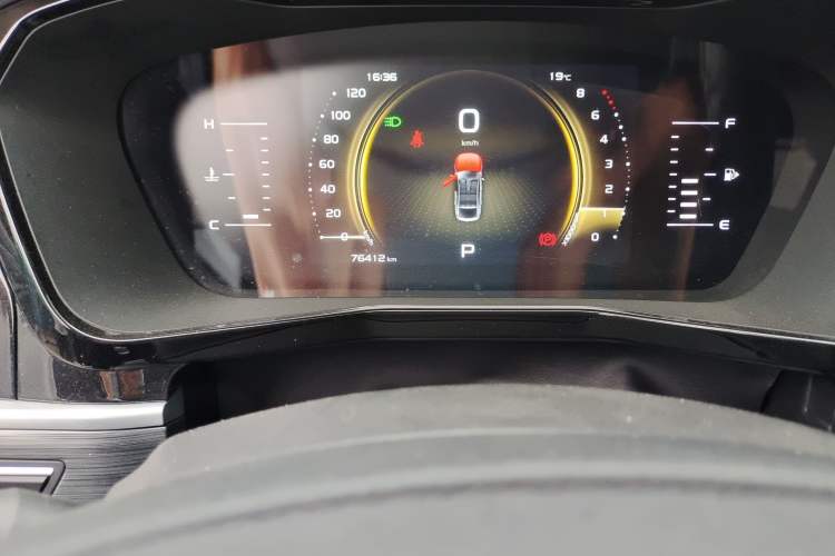 Used Geely Auto Monjaro 2020 High-Energy Edition 350T Yáoxīngzhě Odometer Close Up