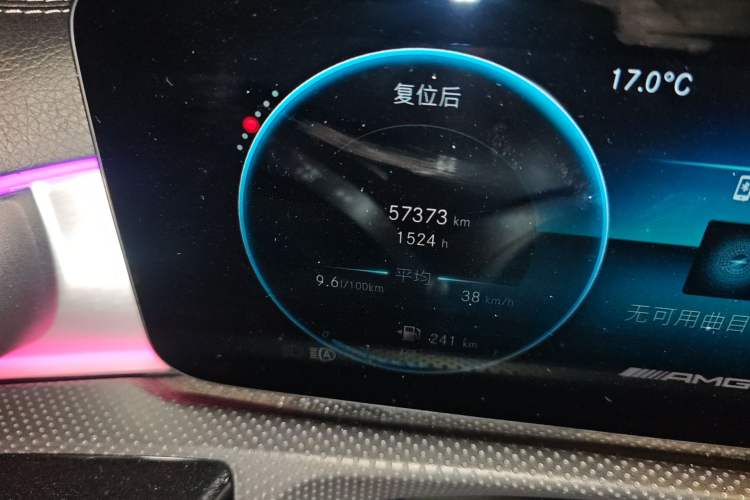 Used Mercedes-Benz CLA AMG 2021 AMG CLA 35 4MATIC Odometer Close Up