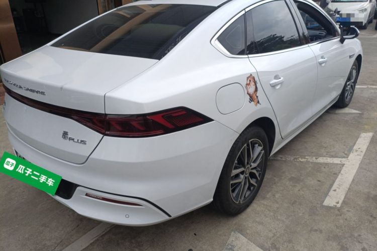 Used BYD Qin PLUS 2021 DM-i 55KM Flagship Model Rear Right 45 Deg