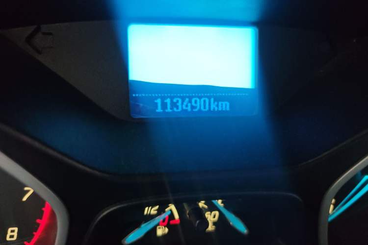 Used Ford Focus 2012 Hatchback 1.6L Automatic Comfort Model Odometer Close Up