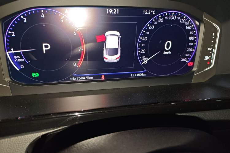 Used Volkswagen FAW-Volkswagen CC 2021 330TSI Ignite Edition Odometer Close Up