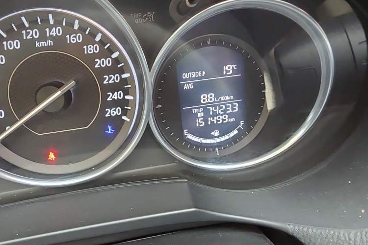 Used Mazda Atenza 2015 2.0L Blue Sky Fashion Edition Odometer Close Up