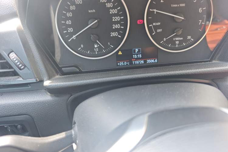 Used BMW 2 Series Gran Tourer 2015 218i Leading Model Odometer Close Up