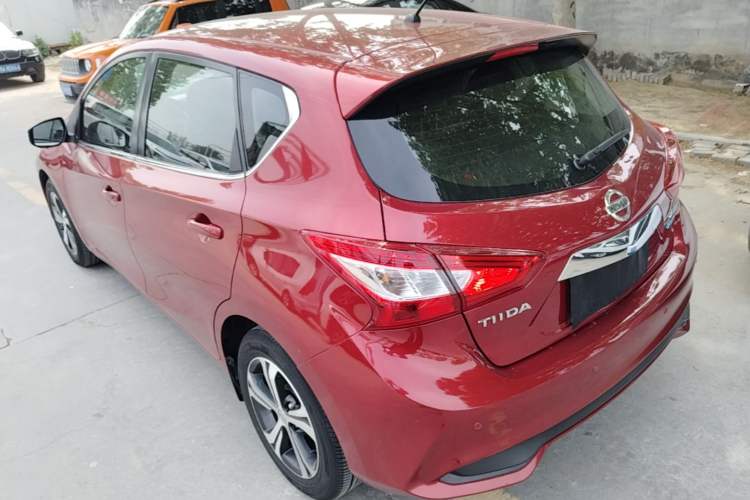 Used Nissan Tiida 2019 1.6L CVT Smart Drive Version China VI Standard Rear Left 45 Deg