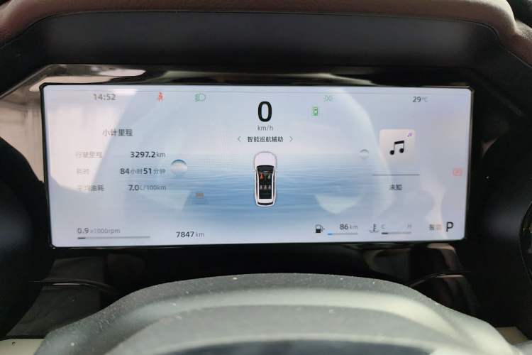 Used Geely Auto Monjaro L 2024 2.0TD High-Power Automatic Two-Wheel Drive Yunqi Version Instrument Cluster