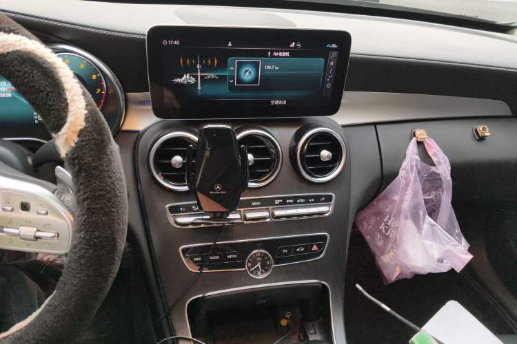 Used Mercedes-Benz C-Class 2021 C 260 L Sport Edition Star Collection Audio And AC Panel