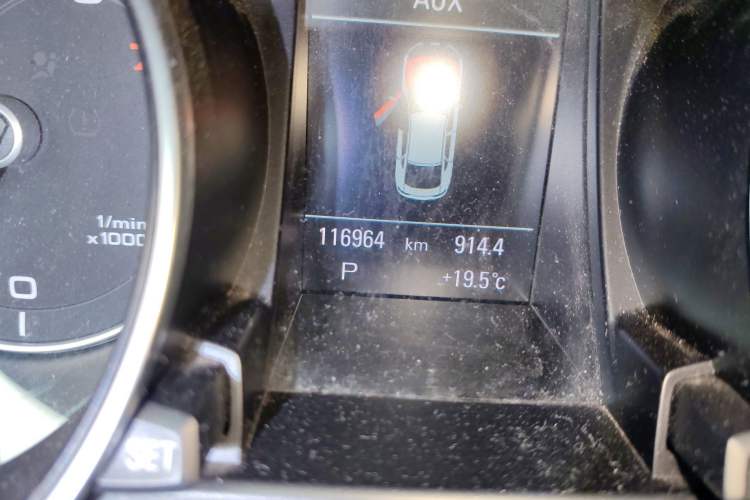 Used Audi A5 2014 Sportback 45 TFSI Odometer Close Up