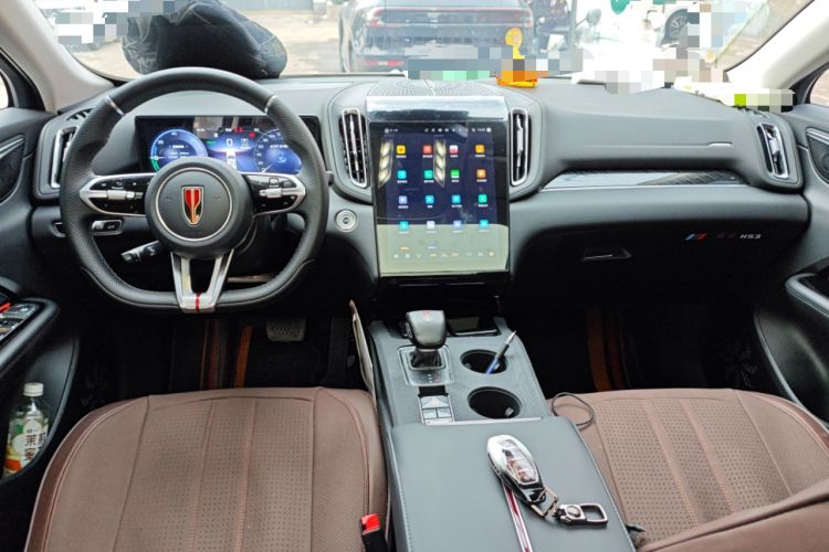 Used Hongqi HS3 PHEV 2025 Model 117km Jingwei Edition Center Console