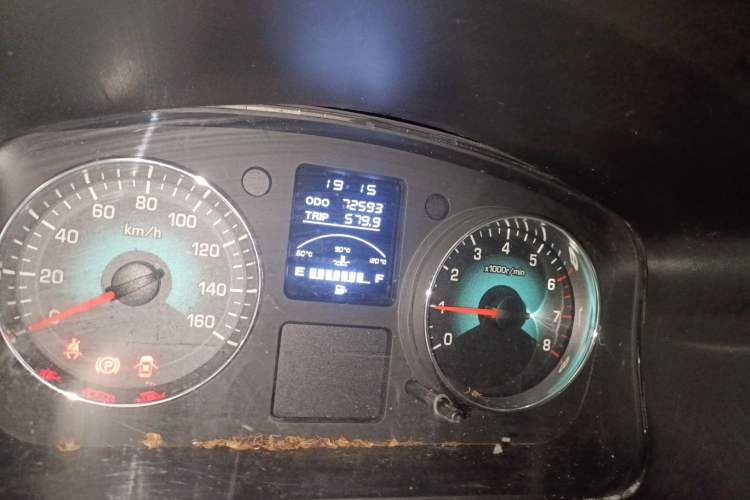 Used Jinbei New Hiace X30L 2016 1.5L Wealth Edition Van DLCG14 Odometer Close Up