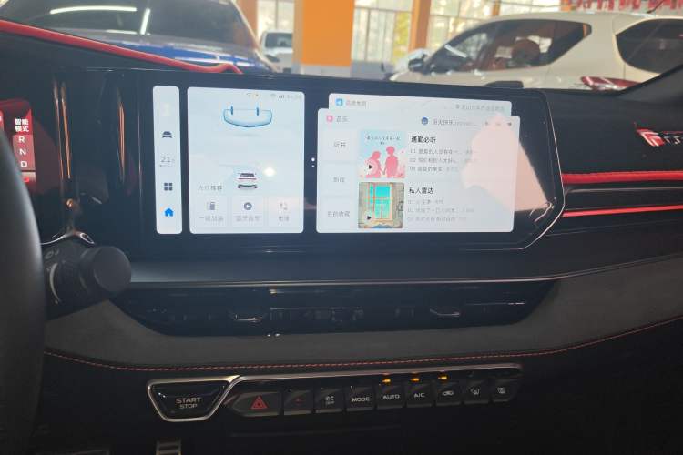 Used Geely Auto Binray 2022 Binrui COOL 1.5T DCT Electric Edition Audio And AC Panel