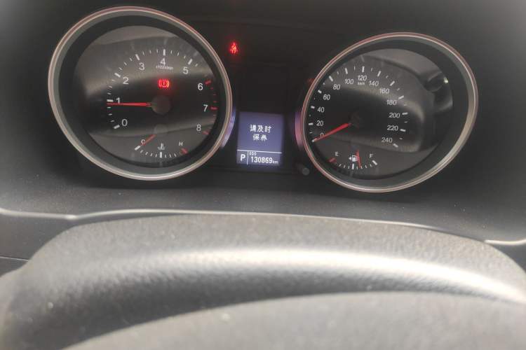 Used Haval H6 2015 Sport Edition 1.5T Automatic Two-Wheel Drive Luxury Model Odometer Close Up