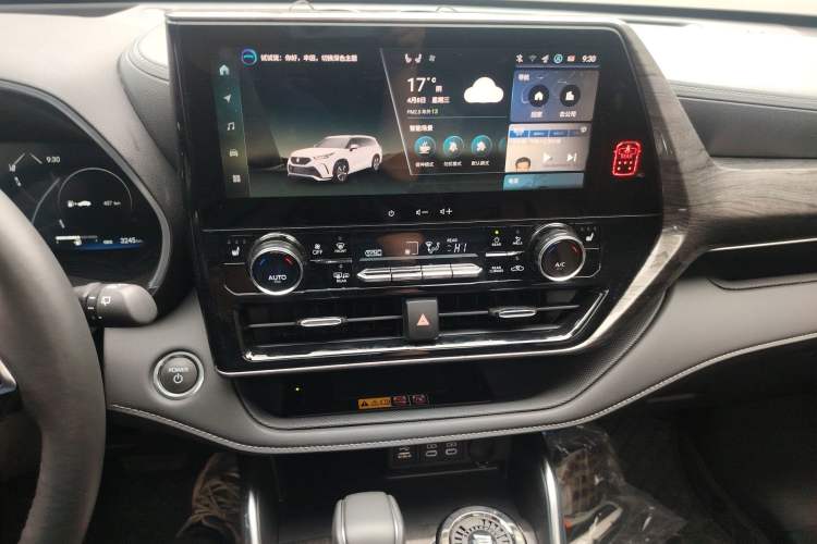 Used Toyota Crown Kluger 2024 2.5L HEV Four-Wheel Drive Premium Edition Audio And AC Panel