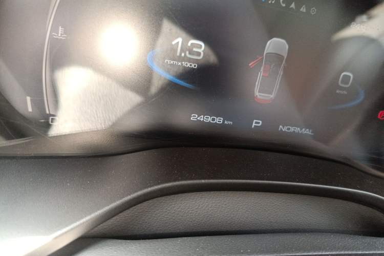 Used Haval LHERY 2022 Jingxiang Edition 1.5T Copper Rabbit Odometer Close Up