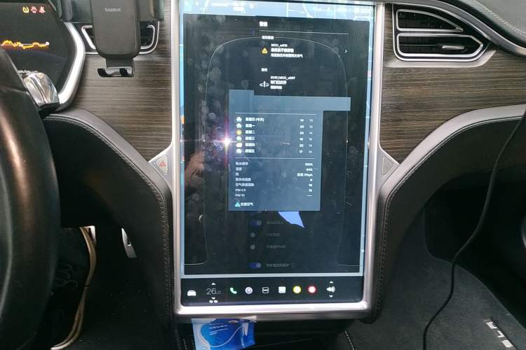 Used Tesla Model S 2014 S P85 Audio And AC Panel