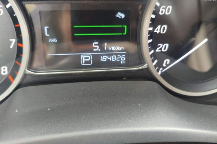 Used Nissan Sylphy 2016 1.6 XL CVT Luxury Edition Odometer Close Up