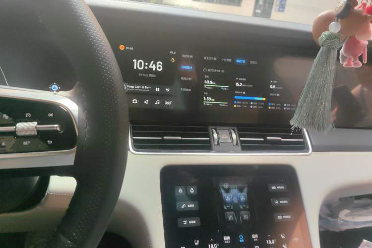 Used Li Auto ONE 2021 Extended-Range 6-Seater Version Audio And AC Panel