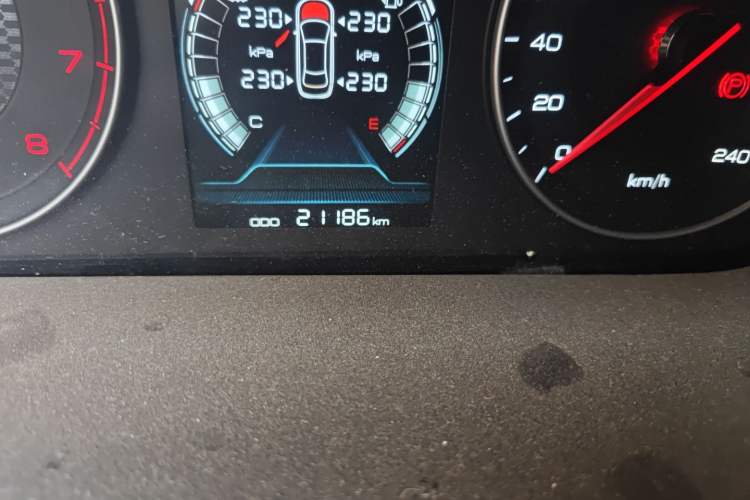 Used BYD Qin 2019 1.5L Automatic Prestige Model Odometer Close Up