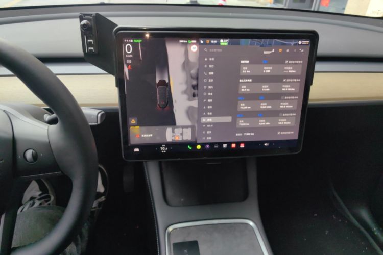 Used Tesla Model Y 2022 Revised Version Rear-Wheel Drive Audio And AC Panel