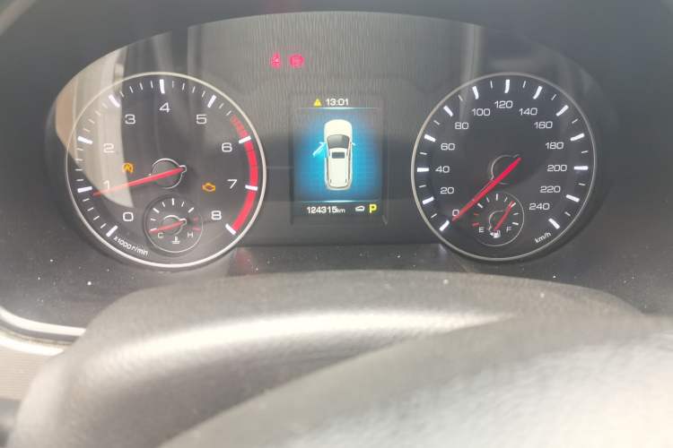 Used Haval H6 2017 Blue Label Sport Edition 1.5T Automatic Two-Wheel Drive Luxury Model Odometer Close Up