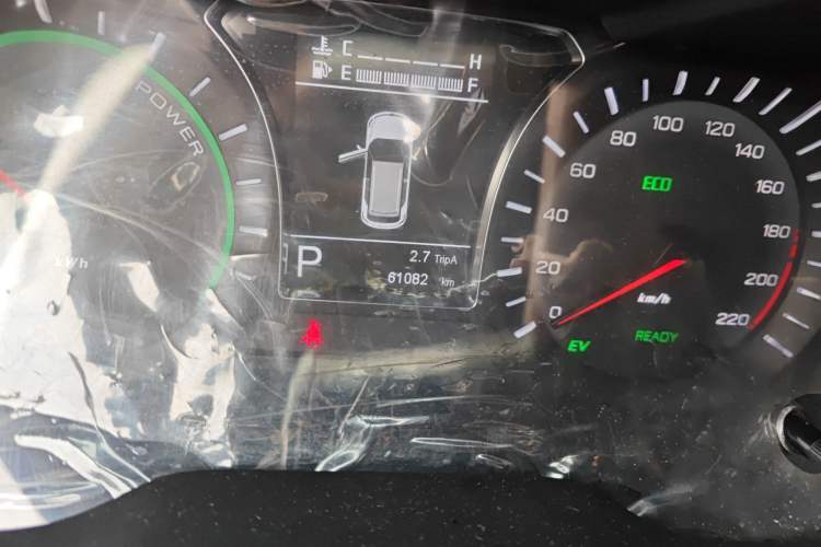 Used GAC Trumpchi GS4 New Energy 2017 1.5L PHEV Smart Enjoyment Edition Odometer Close Up