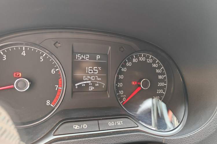 Used Volkswagen Polo 2018 1.5L Automatic Advanced Driving Model Odometer Close Up