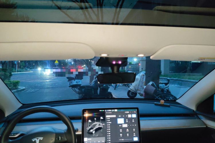 Used Tesla Model Y 2022 Long-Range All-Wheel-Drive Version Headliner