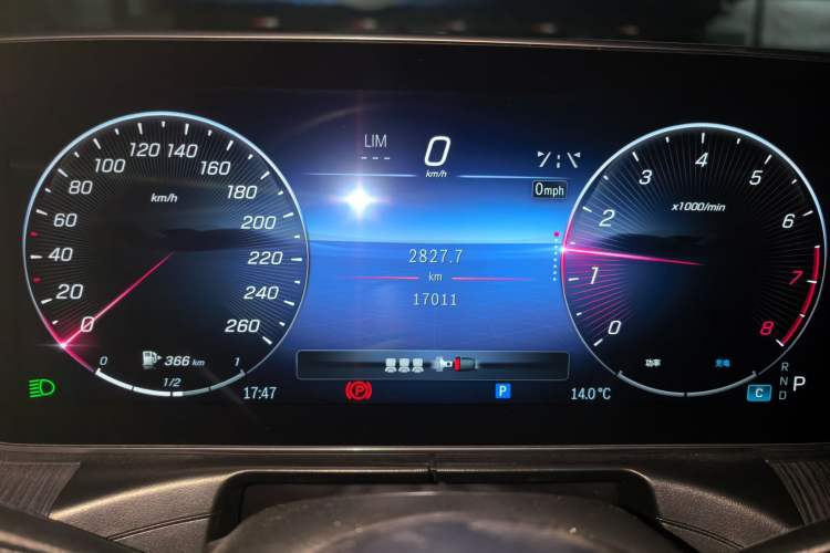 Used Mercedes-Benz C-Class 2024 C 260 L Brilliant Night Sports Edition Instrument Cluster