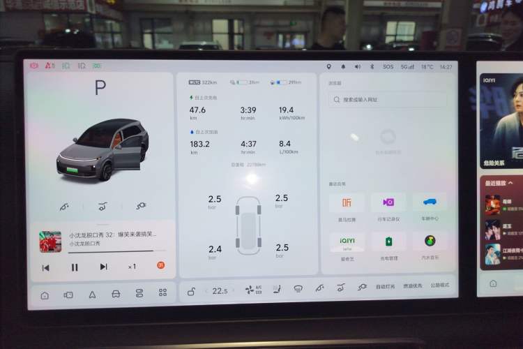 Used Li Auto L8 2024 Ultra Model Audio And AC Panel