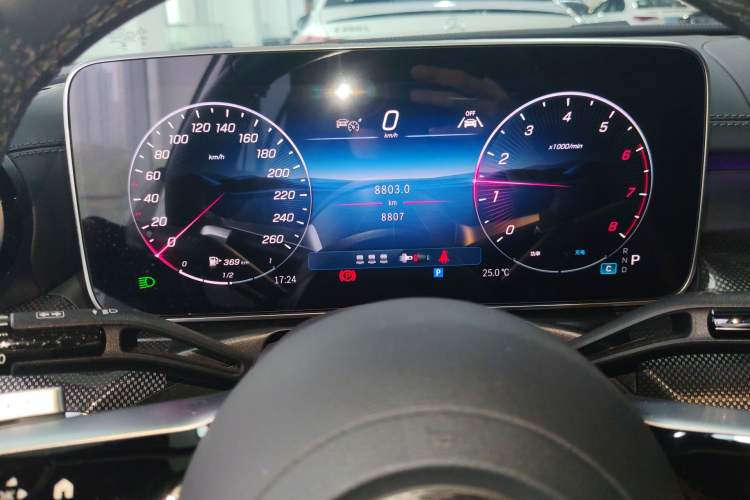 Used Mercedes-Benz C-Class 2025 C 260 L Obsidian Night Sport Edition Instrument Cluster