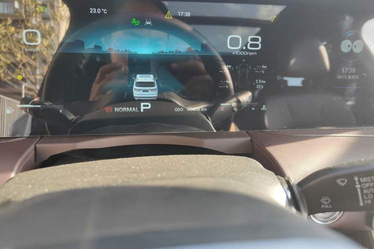 Used JETOUR X90 2022 Zilong 2.0T DCT Changsheng Edition 7-Seater Odometer Close Up