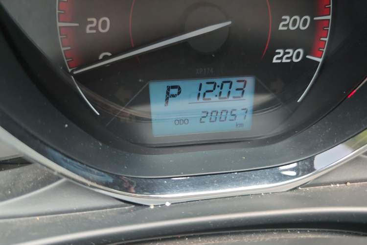 Used Toyota Vios 2022 1.5L CVT Active Drive CARE Edition Odometer Close Up