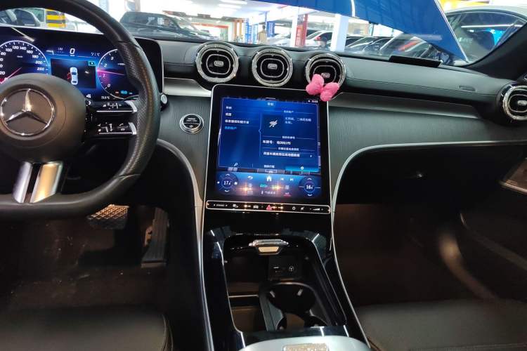 Used Mercedes-Benz C-Class 2022 C 260 L Obsidian Night Sport Edition Audio And AC Panel