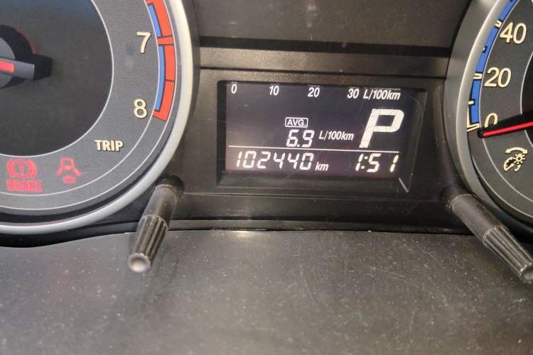 Used Suzuki SX4 2013 1.6L Automatic CoolRide Model Odometer Close Up