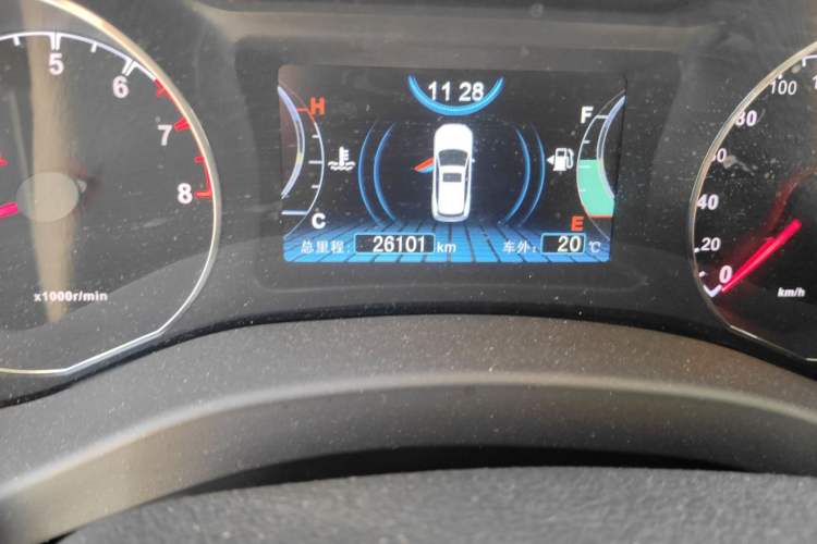 Used BYD Song 2016 1.5TI Manual Luxury Model Odometer Close Up