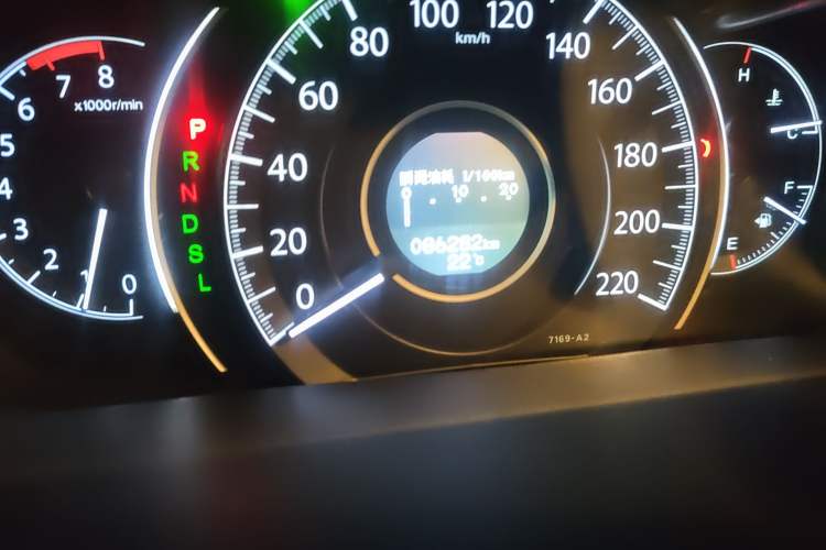 Used Honda CR-V 2015 2.0L two-wheel drive Fashion Edition Odometer Close Up