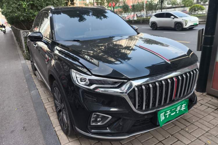 Used Hongqi HS5 2022 2.0T Smart Connect Flagship All-Wheel Drive LeGou Edition Front Right 45 Deg