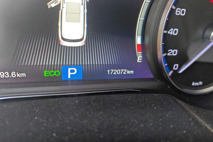 Used GAC Trumpchi GS8 2017 320T Two-Wheel Drive Luxury Smart Connectivity Version (7 Seats) Odometer Close Up