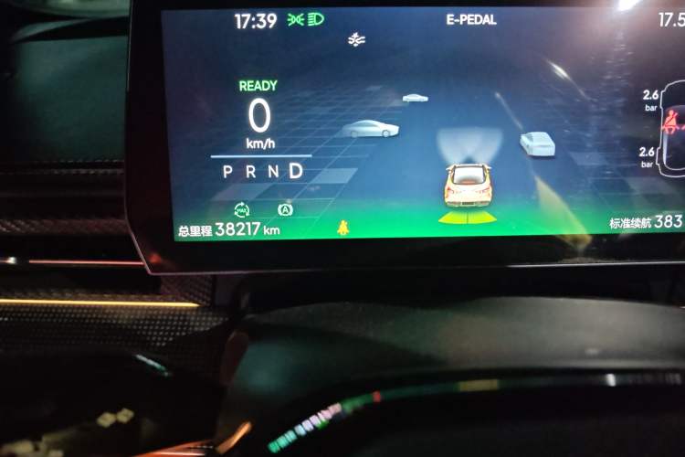 Used NETA GT 2023 580 AWD Odometer Close Up