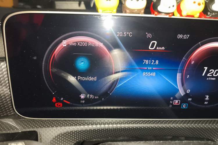 Used Mercedes-Benz A-Class 2019 A 200 L Sport Sedan Odometer Close Up