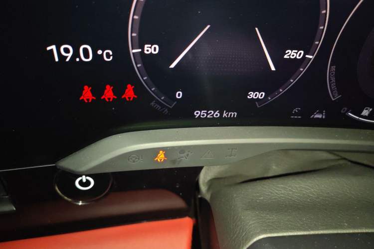 Used Porsche Taycan 2022-Year Restyled Taycan 4S Odometer Close Up