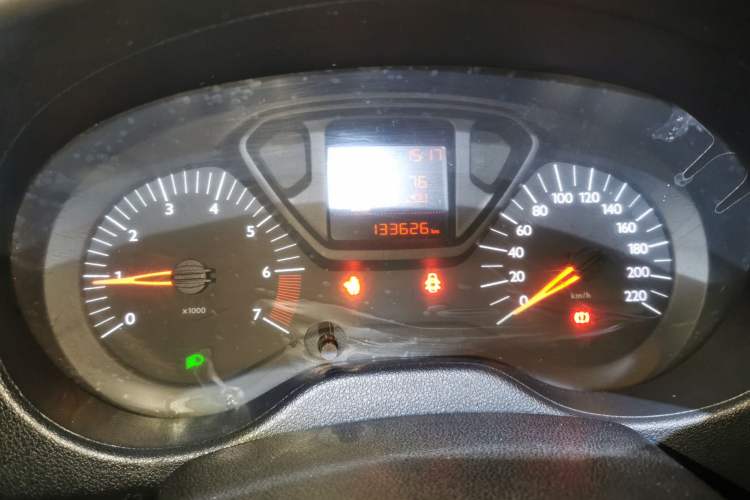 Used Citroen Elysee  Odometer Close Up