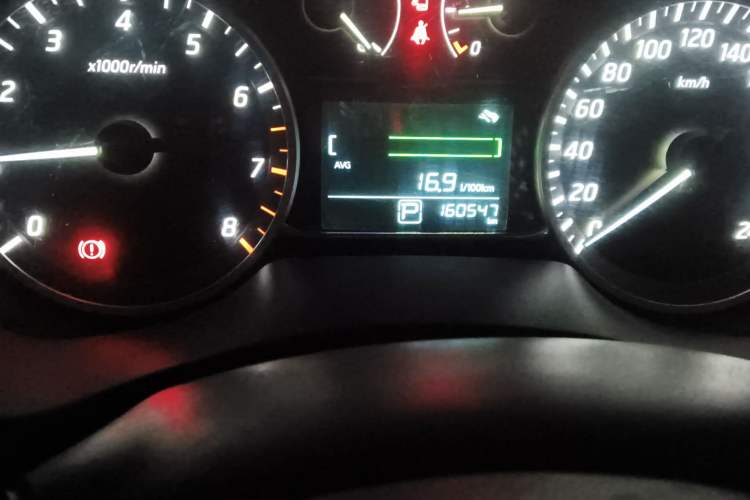 Used Nissan Sylphy 2016 1.6 XL CVT Luxury Edition Odometer Close Up