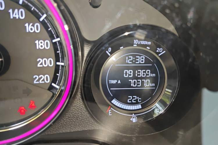 Used Honda XR-V 2020 1.5L CVT Classic Edition Odometer Close Up