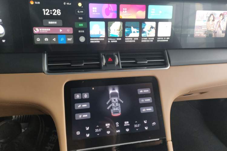 Used Li Auto ONE 2020 Extended-Range 6-Seater Version Audio And AC Panel