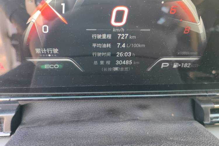 Used GAC Trumpchi EMPOW 2021 270T DCT J15 Version Odometer Close Up